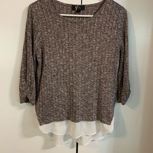 BCX layered look top size Medium